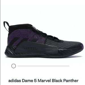 Adidas Dame 5 Marvel Black Panther